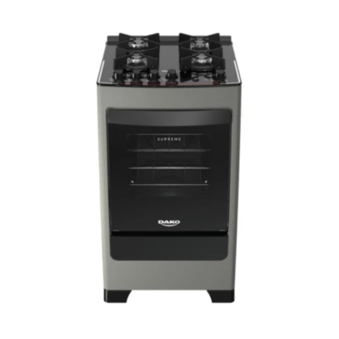 COCINA DAKO SUPREME GLASS TITANIO 4 HR, EE, LUZ, M.V
