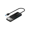 Thumbnail ADAPTADOR HUB USB-A 3.0 FTX-HUBT1-PB 4 PORT/5GBPS/USB-C NEGRO 1155330
